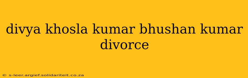 divya khosla kumar bhushan kumar divorce