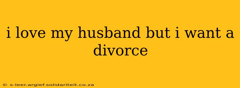 i love my husband but i want a divorce